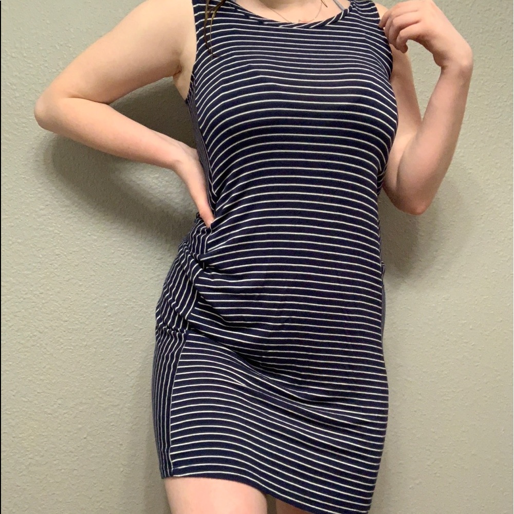 Simple cute T-shirt tank dress comfortable